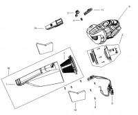 Stanley SFMCVH001B Type 1 Vacuum cleaner Spare Parts